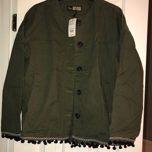 Green Olive Jacket. Small fit like M/L